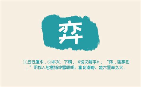 奕名字意思|奕字取名的寓意